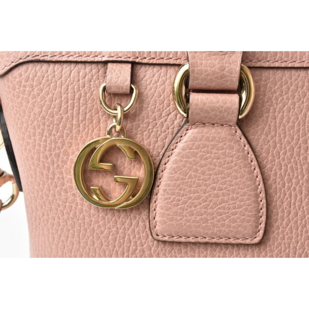 Gucci Handbag Interlocking Gg Pink - image 3